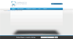 Desktop Screenshot of carrascoclinicadental.com